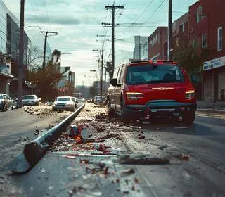 acidente entre caminhão e Porsche