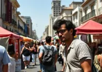 Tiago Abravanel transforma a Faria Lima em uma imensa feira livre