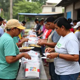 coxinhas de graça