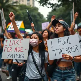 protesto estudantil
