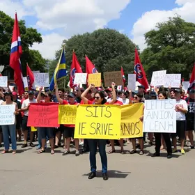 greve contra leilão de escolas estaduais