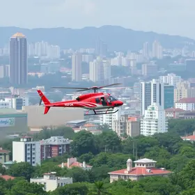 helicópteros na Faria Lima
