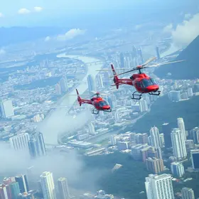 voos de helicóptero