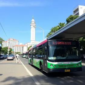 linha 153 em Santos