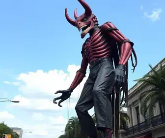 boneco de 15 metros de Vorcaro