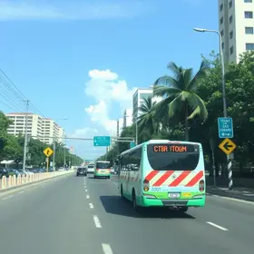 corredor de ônibus