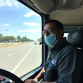 motorista de ônibus Faria Lima corredor exclusivo