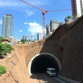 túnel na Faria Lima